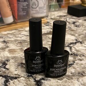Beetles Black Top Coat and Foundation Set